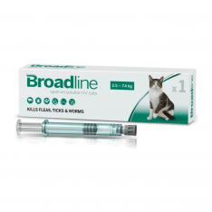 Broadline 0.9ml - Pipeta antipulgas gatos de 2.5-7.5kg