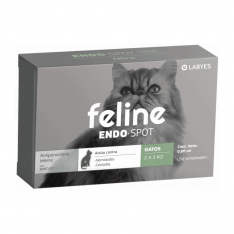 Feline Endospot 2.1 a 5 kg - Antiparasitario interno para gatos