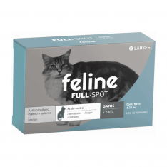 Feline Fullspot +5 kg - Antipulgas y antiparasitario para gatos