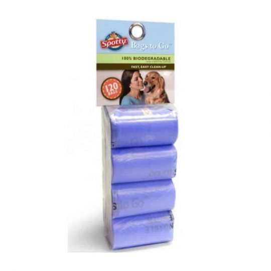 Royalpet - Bolsas 100% biodegradables x 120 (8 rollos)